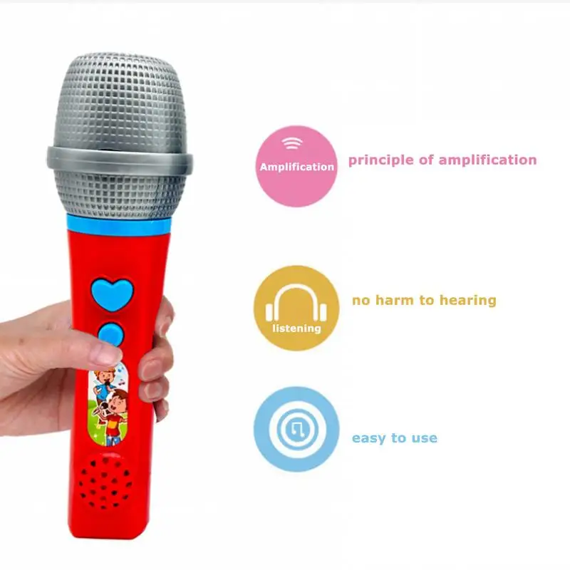 Microphone Toy For Kids Handheld Karaoke Toy Portable Funny Creative Sturdy Kids Karaoke Microphones For Kids Gift For Christmas