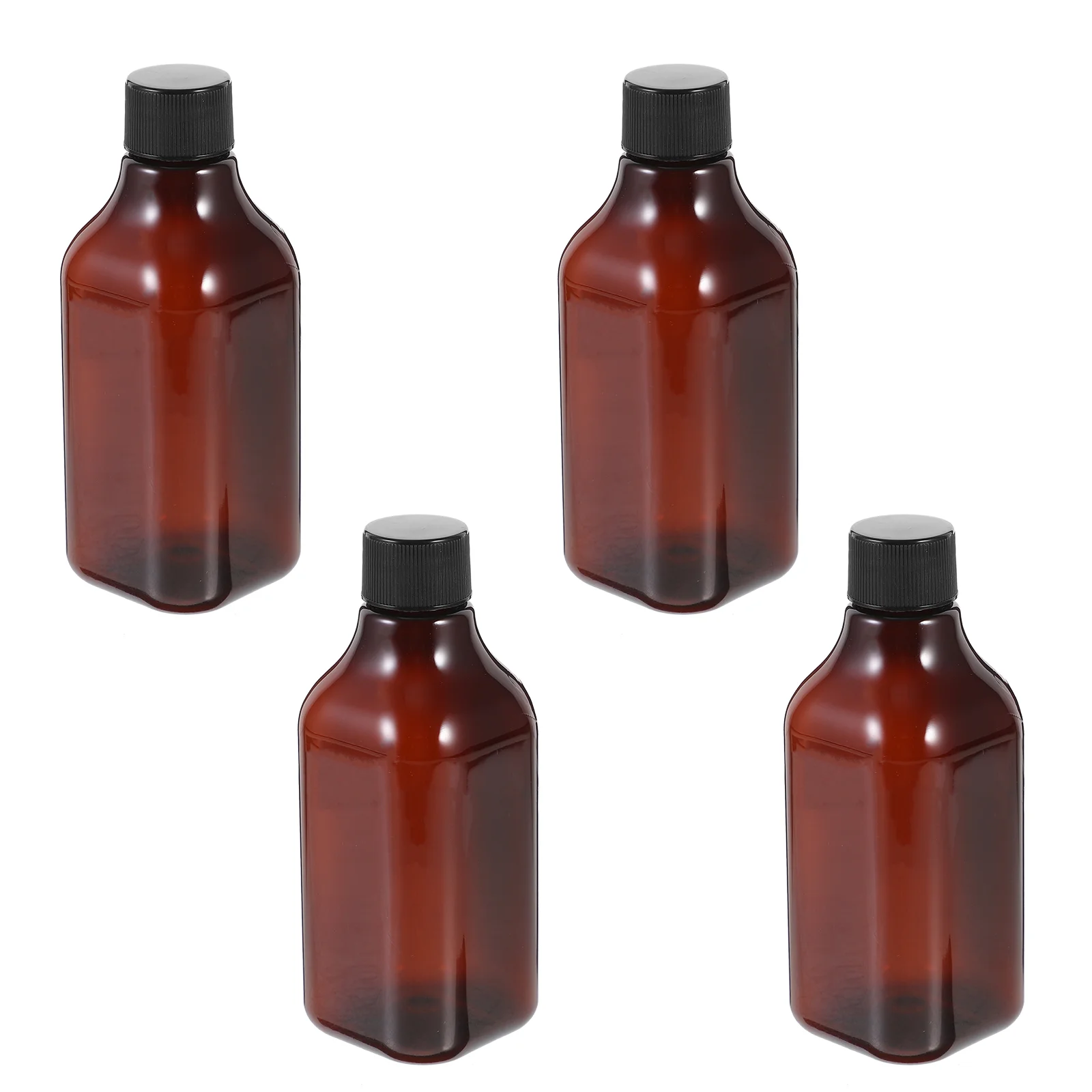 

5 Pcs Screw Cap Travel Small Plastic Containers The Pet Shampoo Conditioner Bottles