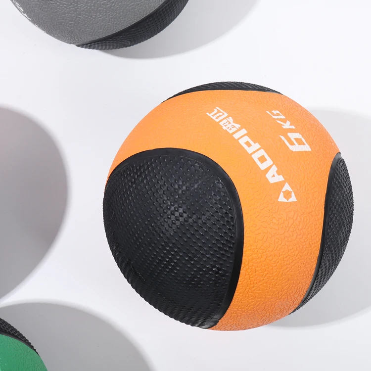 Professional Fitness Exercise Sports Equipment Heavy Workout Ball Non slip Rubber Weighted Medicine Ball