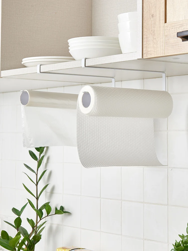 

Кухонная бумажная вешалка для полотенец, специальная бумажная вешалка, рулонная бумага для шкафа, пластиковая обертка, бумажная вешалка для промокания