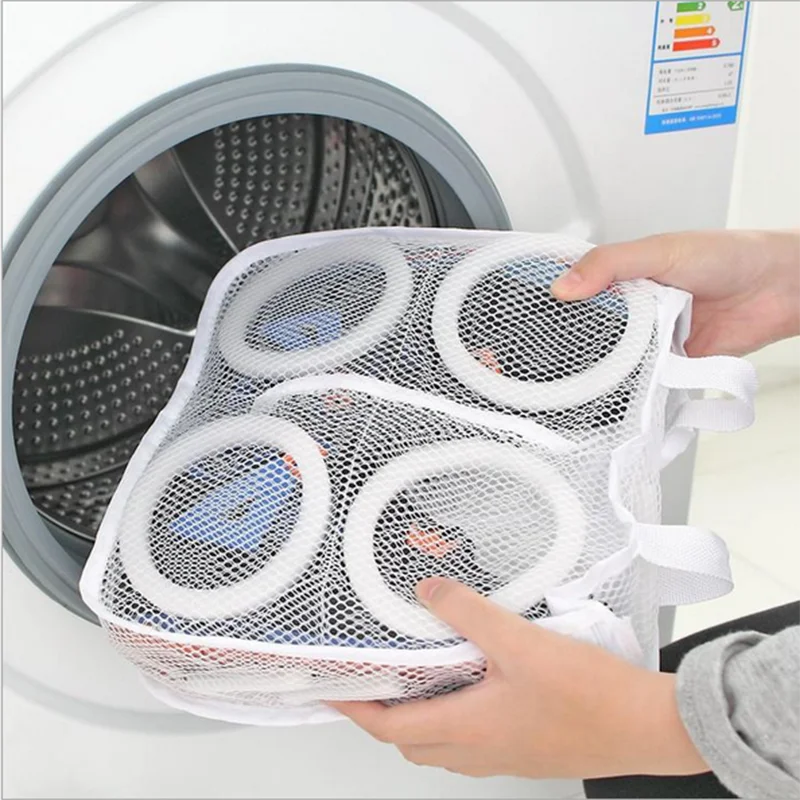 Shoes Washing Machine Shoes Bag Travel Shoe Storage bags Portable Mesh Laundry bag Anti-deformation Protective Clothes organizer 2