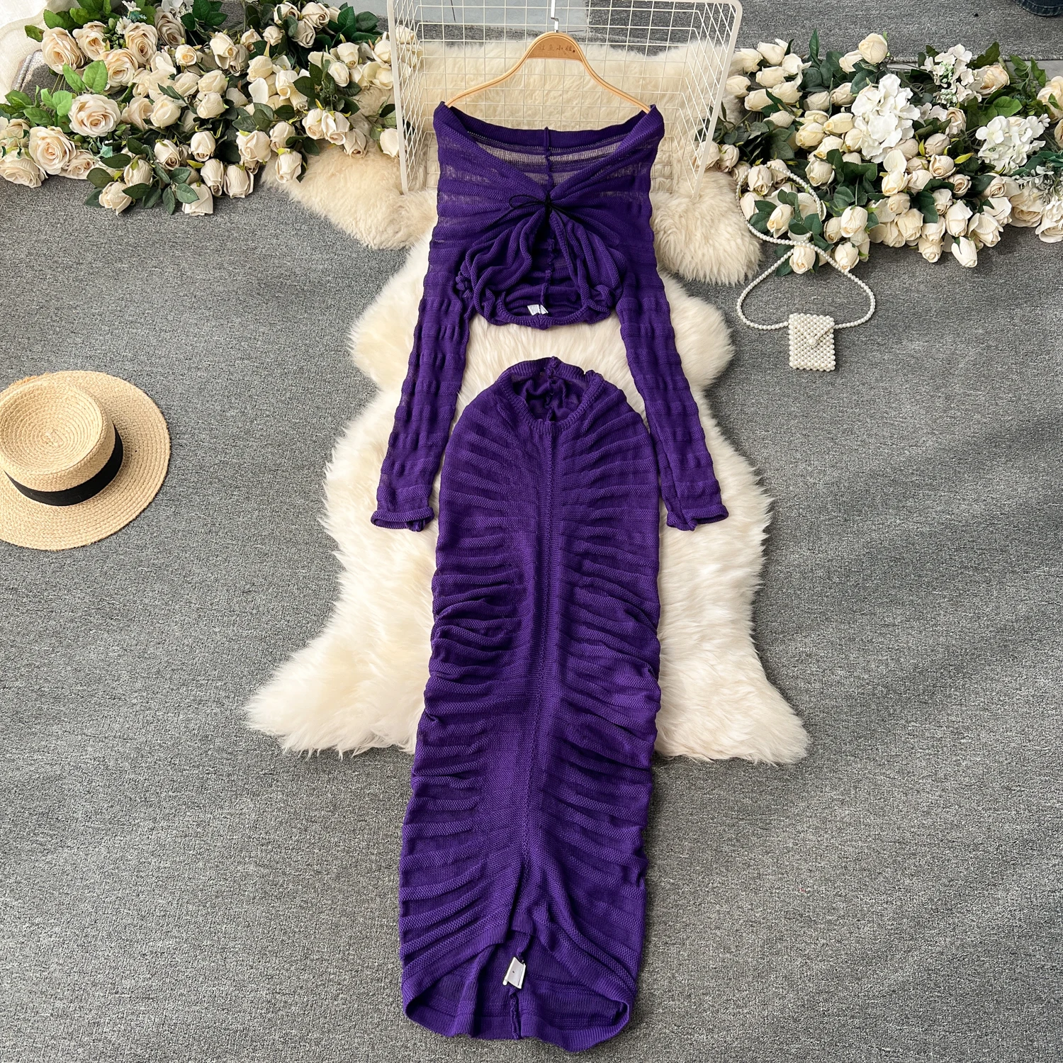 Рисунок 6 - MSHARBO сексуальный вязаный комплект из 2 предметов