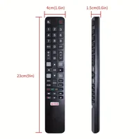 RC802N YAI2 Replacement TCL Smart TV Remote Control For TCL TV 4K HDTV P20 Series C2 Series NETFLIX 6