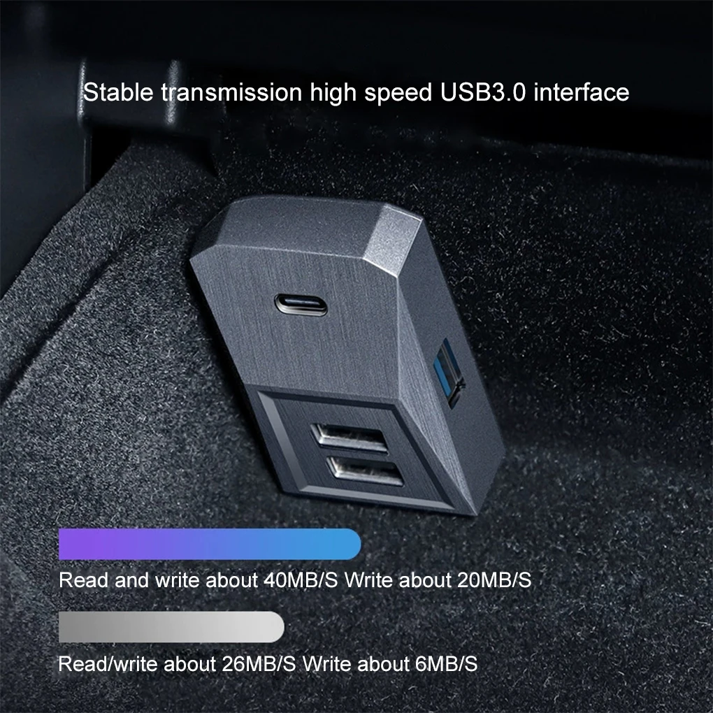 USB Hub Glovebox For Tesla Model 3 Y Highland 2024 2023 2022 Digital Display Splitter Glove Box Docking Station Data Tansmission