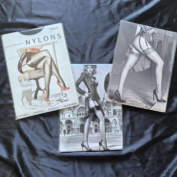 100 - 130 cm calze autoreggenti in nylon super lunghe non elastiche da donna biancheria intima trasparente ultra sottile sexy con confezione al dettaglio