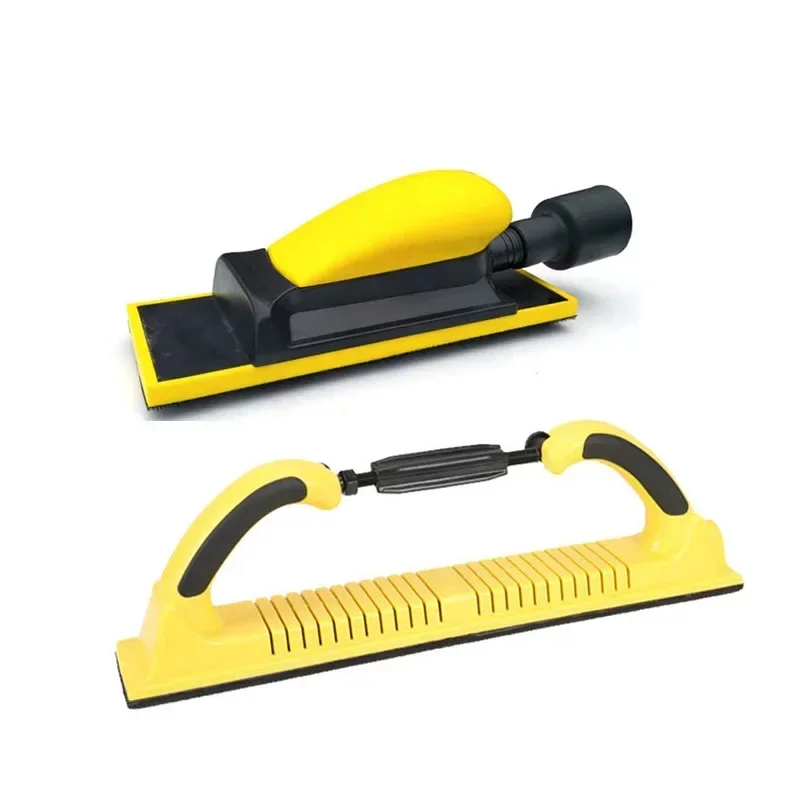 Dry Grinding Hand Push Board Car Putty Ash Hand Planer Rectangular Vacuum Arc Sandpaper Grinding Ash Board Body Repair Tool car putty grinding tool