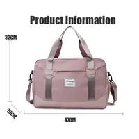 Fashion Multi-Function Gym Bags For Women Sports Dry Wet Separation Training Shoulder Bag Large Capacity Travel Luggage Handbags 2