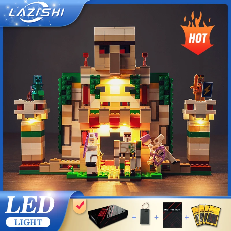 Lazishi LED light 21250 set is suitable for The Iron Golem Fortress building blocks (only including lighting accessories) 1