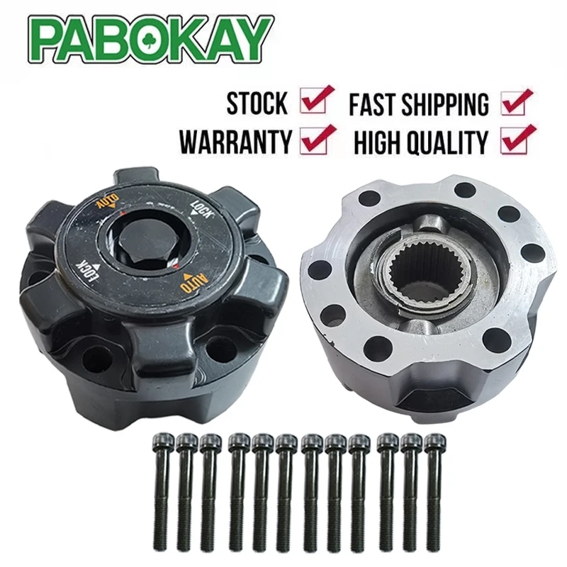 

2 pieces x FOR TOYOTA Landcruiser PRADO V8 Free Wheel Hub B001 43530-69065 4353069065 Aluminum alloy