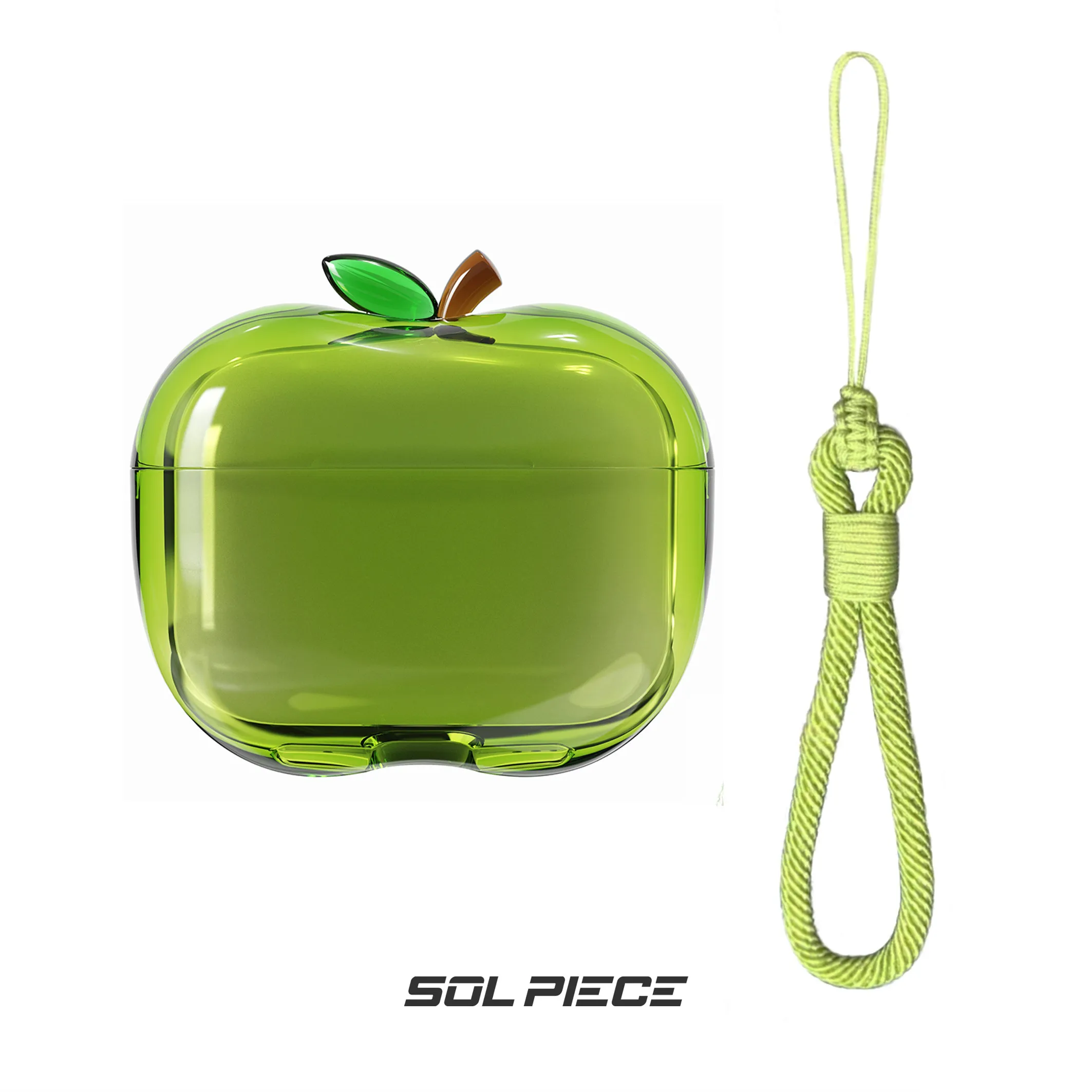 Transparent Drop-Proof TPU Soft Design Customized Personalized Fruit Earphone Case - Simple Style