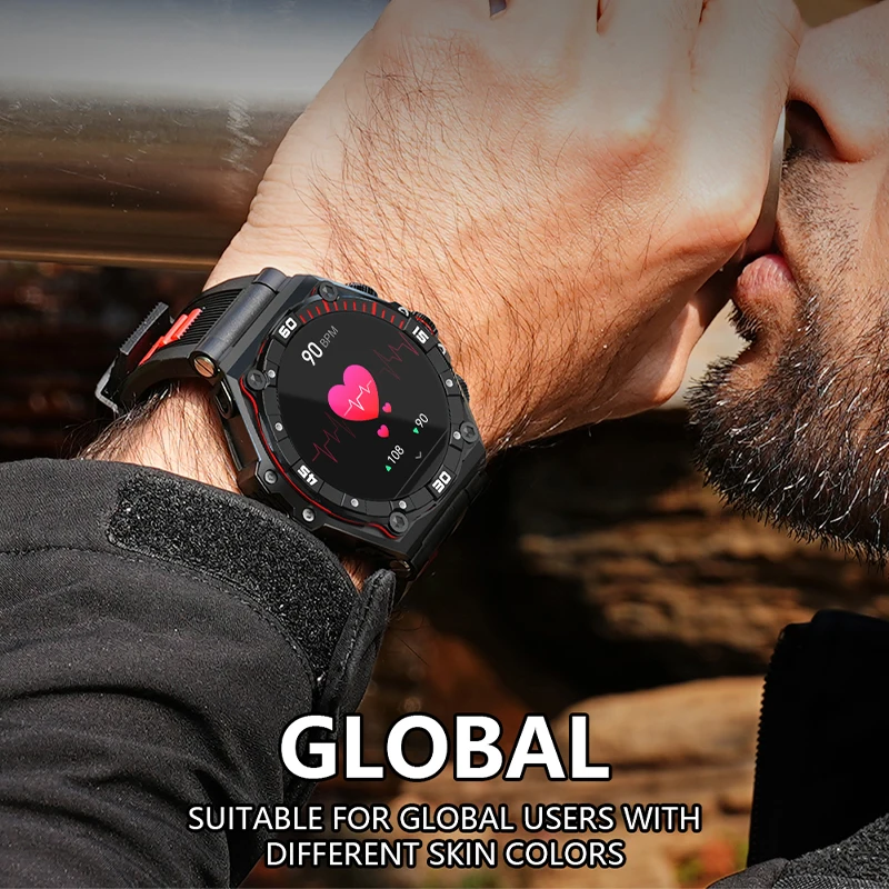 Nuovo Smartwatch Sportivo 2026 con Display AMOLED da 1,43'', Monitoraggio della Frequenza Cardiaca, Chiamate BT, Impermeabile IP68 per Android e iOS - Image 3