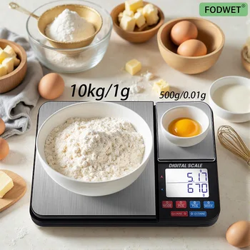 High-Precision Dual-Plate Digital Kitchen Scale 1