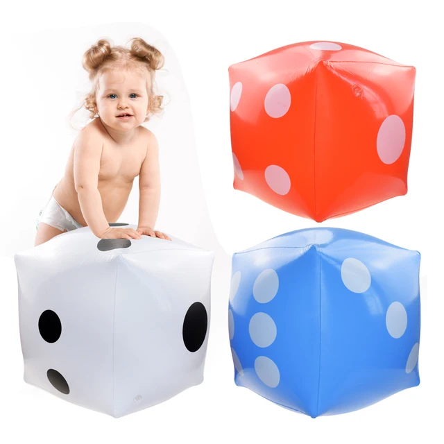 Inflatable Air Number Dice 30*30cm Funny Party Supplies Toys For Children Kids Adults Outdoor Game Play Cube Gifts 2