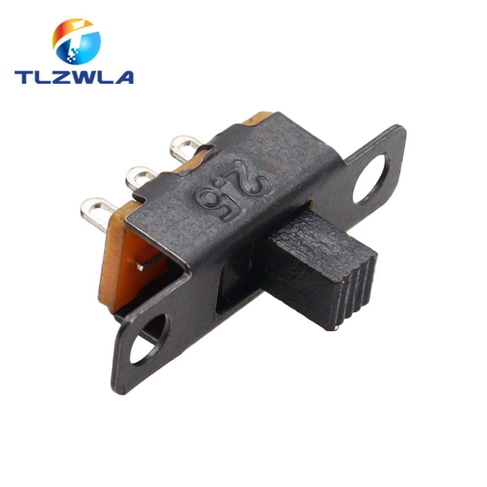 Toggle Switch 10PCS SS12F15 SS12F15VG4 3Pin 1P2T Slide Handle 4MM