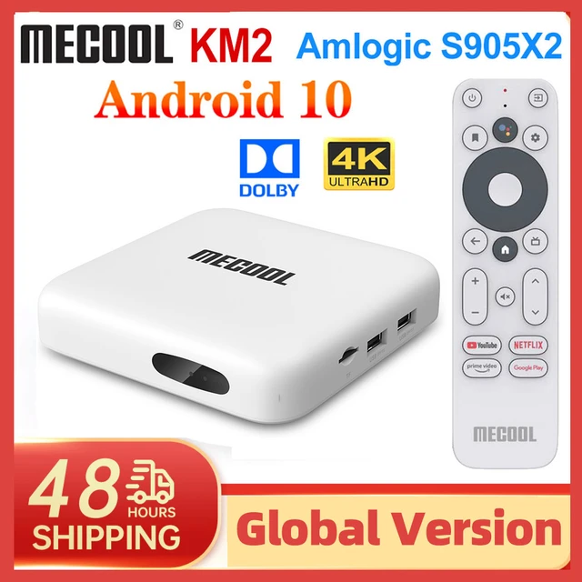 Mecool KM2 4K Android TV Box Amlogic S905X2 2GB DDR4 USB3.0 WiFi