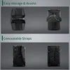 KINCASE High Quality Anti-theft Men Backpack Foldable 15.6inch Laptop Backpack Cut-proof /USB Charge/TSA Lock/Rfid Block Travel 4