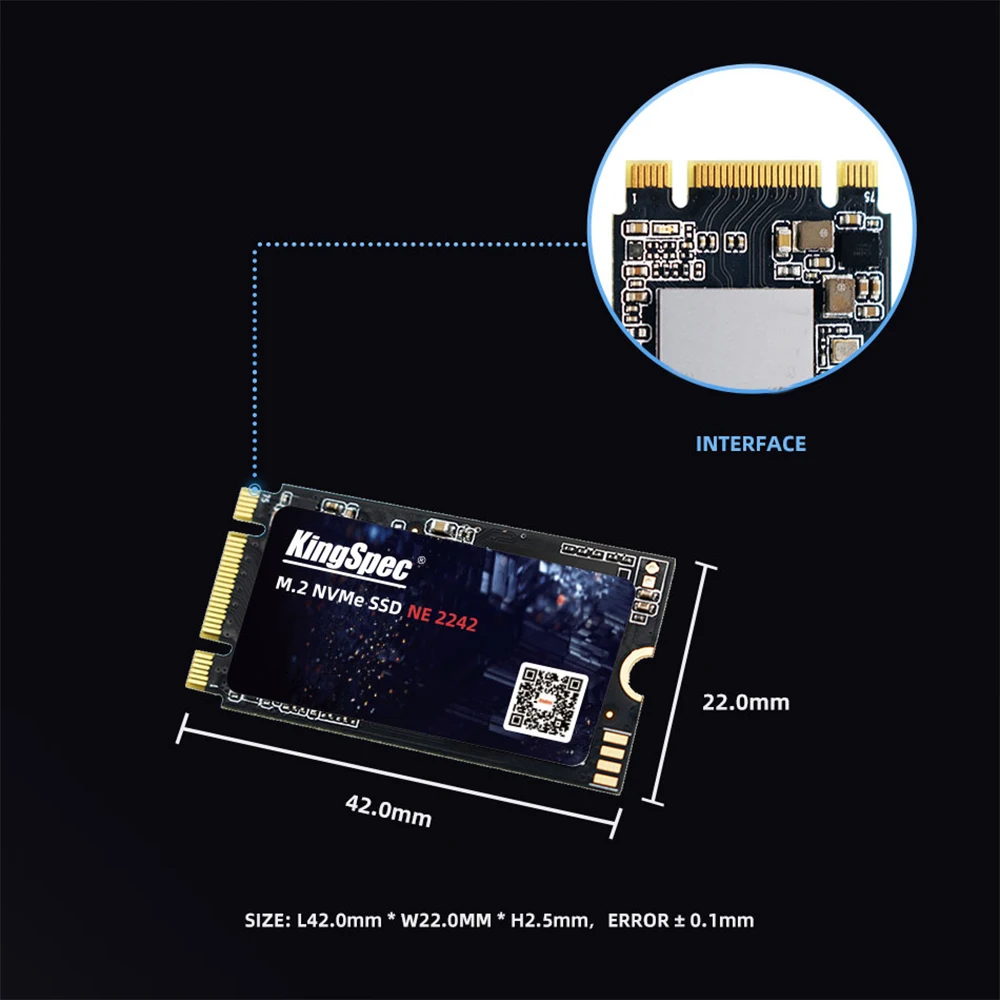 KingSpec-M.2 Ssd M2 256gb PCIe NVME 128GB 512GB 1 ׶Ʈ ָ Ʈ ̺, 2242 Ʈ ũž  ϵ ũ hdd