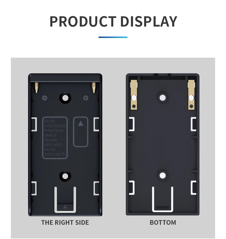 Description Picture 5 of itemNP F Battery Adapter Plate Mount Plate Photography Accessories for Universal Camera Support Charging NP F Battery Charger