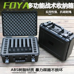 Tactical ABS Tool Case Waterproof Shockproof Portable Storage Box Sealed Hunting Box Glock G17 1911 P1Safety Protection Gun Box