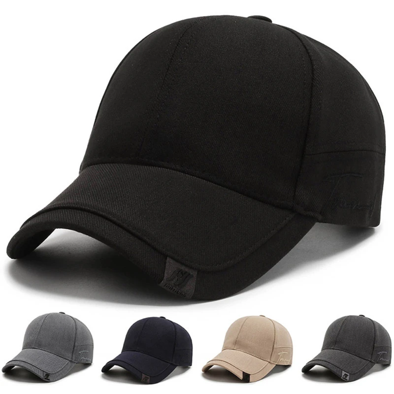 

men's Caps Solid Baseball Caps For Men Outdoor Cotton Cap Bone Gorras CasquetteHomme Men Trucker Hats