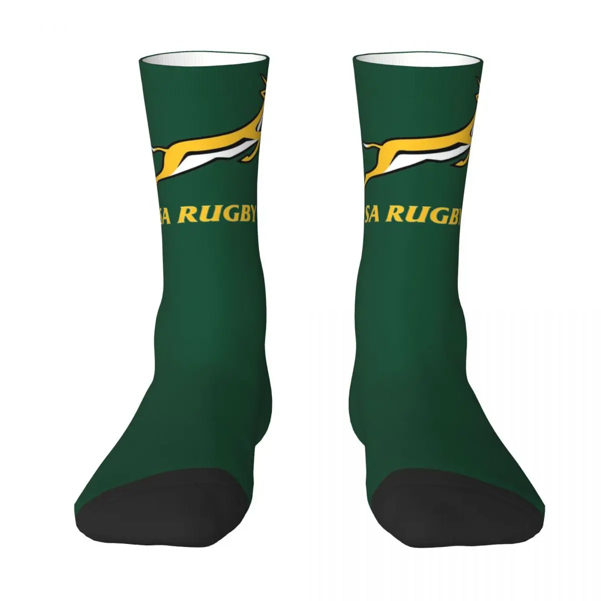 

Winter Warm Cool Men's Women's South Afric Springbok Rugby Socks Non-slip Basketball Socks