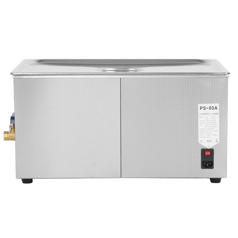 인기 PS-80A 초음파 과일 및 야채 클리너, 침수 초음파 청소 변환기, 22L