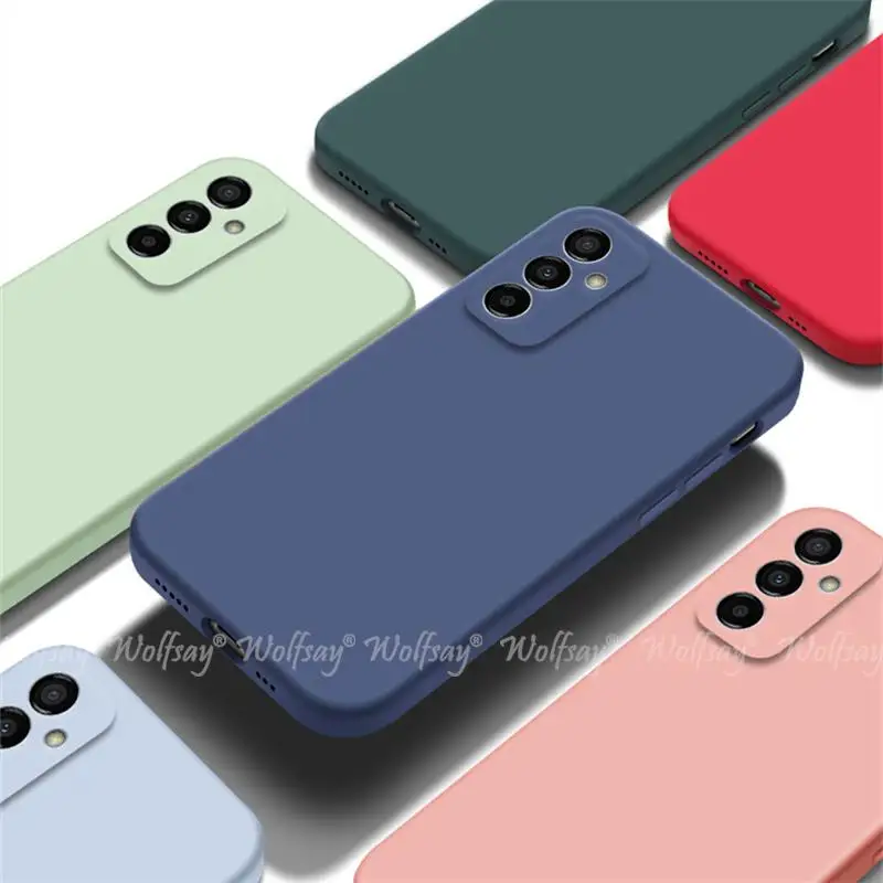 Per Samsung Galaxy M23 Custodia Per Samsung M23 F23 A23 A33 A13 A53 A73 Custodia Protettiva In Silicone Liquido Custodia Protettiva In Silicone Tpu M2
