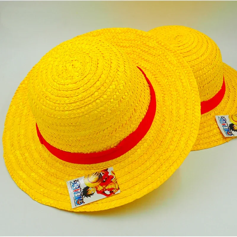 

One Piece Luffy Anime Peripheral Straw Hat Group Two-dimensional Anime Original Hat Sunshade Sunscreen Best Birthday Gift