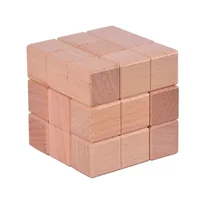 Casse Tete 3D Wooden Cube Puzzle IQ Logic Training Brain Teaser Puzzles Rompecabezas Montessori Educational Toys 1