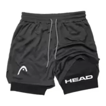 Men 2-in-1 Running Shorts 1