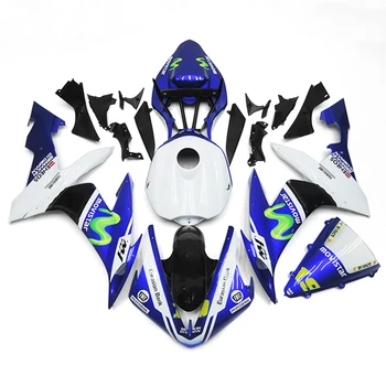 오토바이 페어링 세트 바디 키트 플라스틱 Yamaha R1 YZFR1 YZF1000 YZF-R1 2004 2005 2006 액세서리 주입 차체 커버