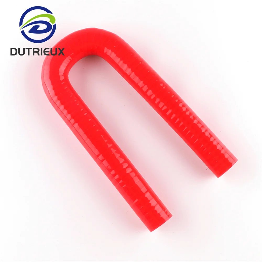 일반 실리콘 냉각수 인터쿨러 파이프 튜브 호스, 180 도 엘보 ID 60mm 길이 170mm, 3 겹 11 색