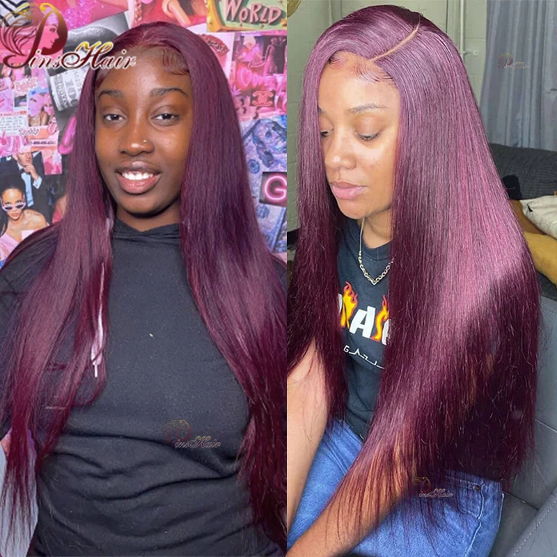 Human Hair Wig Straight Lace Front
