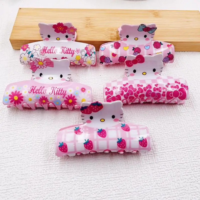 

Kawaii Sanrio Anime Gripping Clip Cute Hello Kitty Cartoon Fresh and Sweet Multifunctional Durable and Sturdy Gifts for Girls