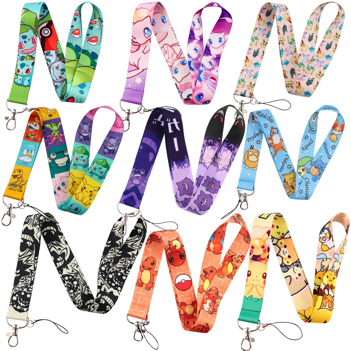 CuteMonsterAnimeGameLanyardsforKeyNeckStrapForCardBadgeGym
