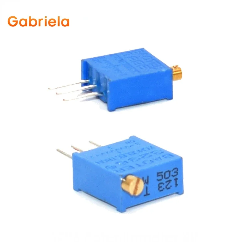 10 PCS 3296 potentiometer Kit High Precision 3296W Variable Resistor 100R -1M 200R 500R 1k 2k 5K 10K 20K 50K 100K 200k 500k