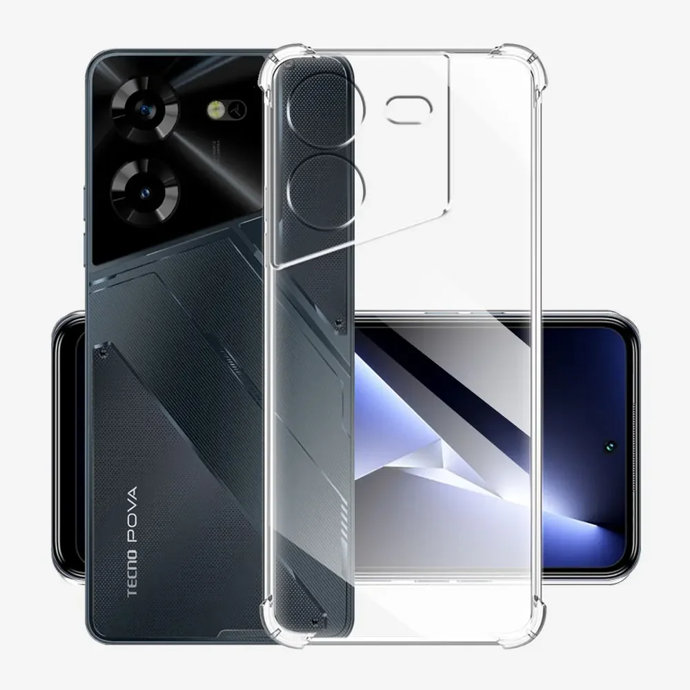 Silicone Soft Clear Shockproof Phone Cover