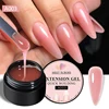 MEET ACROSS 8ml Milk White Quick Extension Gel Nail Polish Vernis Semi Permanent Soak Off  Nail Art UV Gel LED Varnish Nails 5