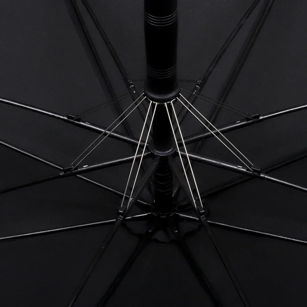 Parachase Big Umbrella Men Women Rain Double Layer Windproof 8 Ribs Wood Long Handle Umbrella Automatic Strong Guarda Chuva