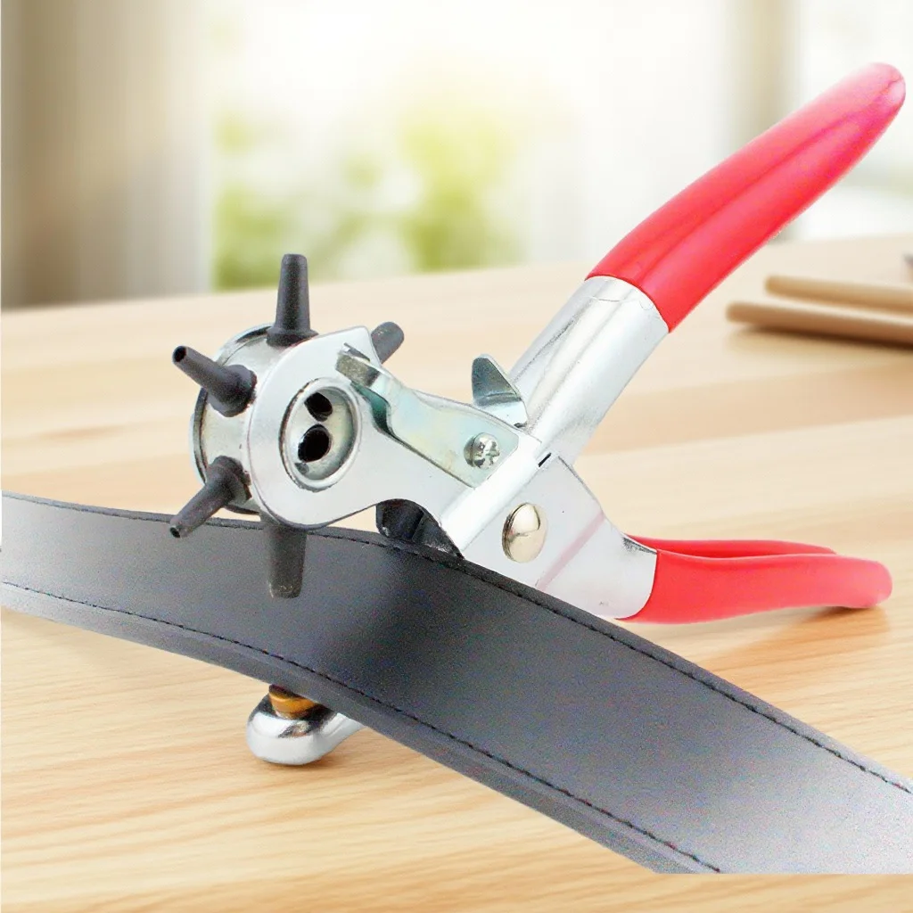Leather Hole Puncher Multifunctional Carbon Steel Belt Punching Tool