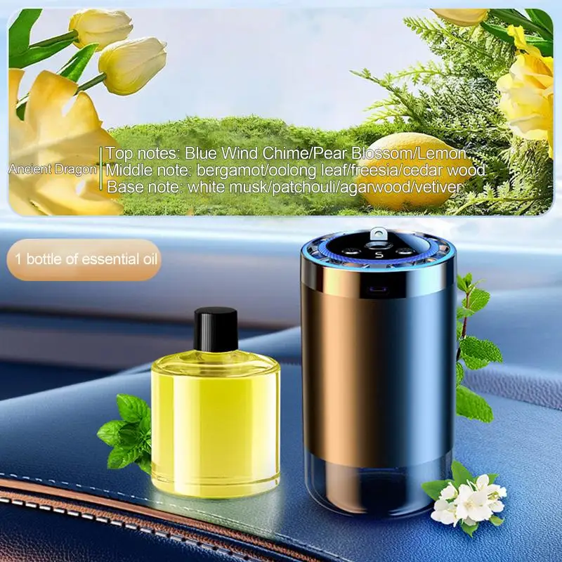 Car Perfume Diffuser Humidifier 3/5 Modes Car Humidifier Aromatherapy Diffusers Car Odor Eliminator for  Car Home Office Bedroom