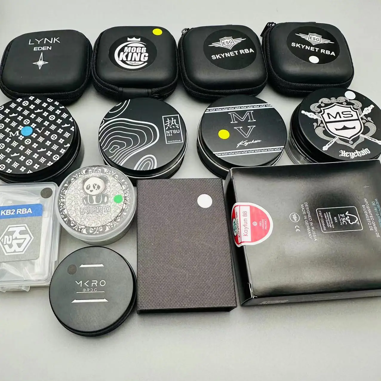 Suatic Mobb L'Ultimo Ms V King Bridge D Omega V3 Panda Kayfun Bb Kb2 Hussar Vwm Dope V2 Killab Psyc Tank Accessori