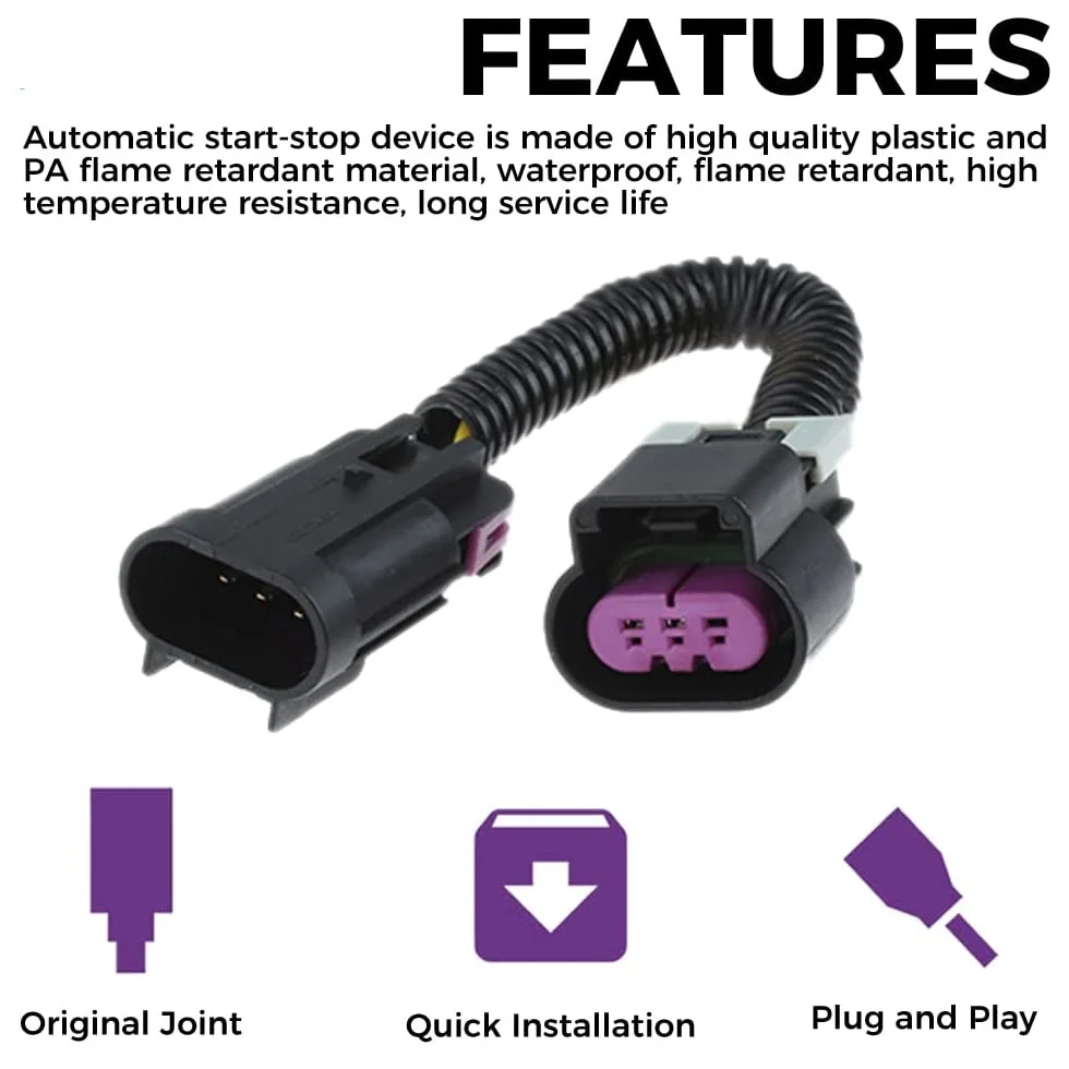 Auto Start Stop Disable/Delete/Eliminator/Canceller for Chevrolet Equinox 2017-2018 Malibu 2016-2018 Cruze Cadillac XT5 Big Plug 1