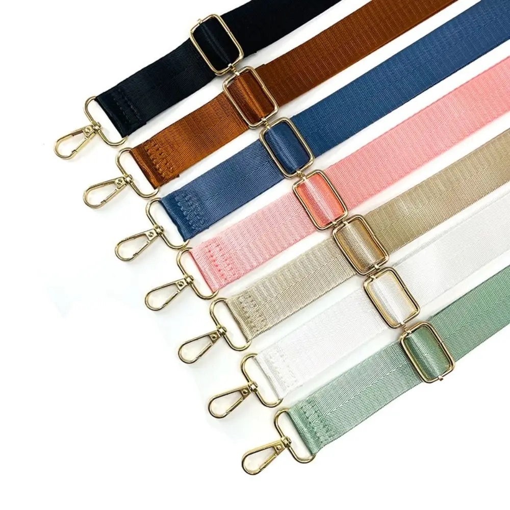 Nylon Bag Strap Solid Color Woman Colored Straps for Crossbody Messenger Shoulder Bag Accessories Adjustable Belts Straps