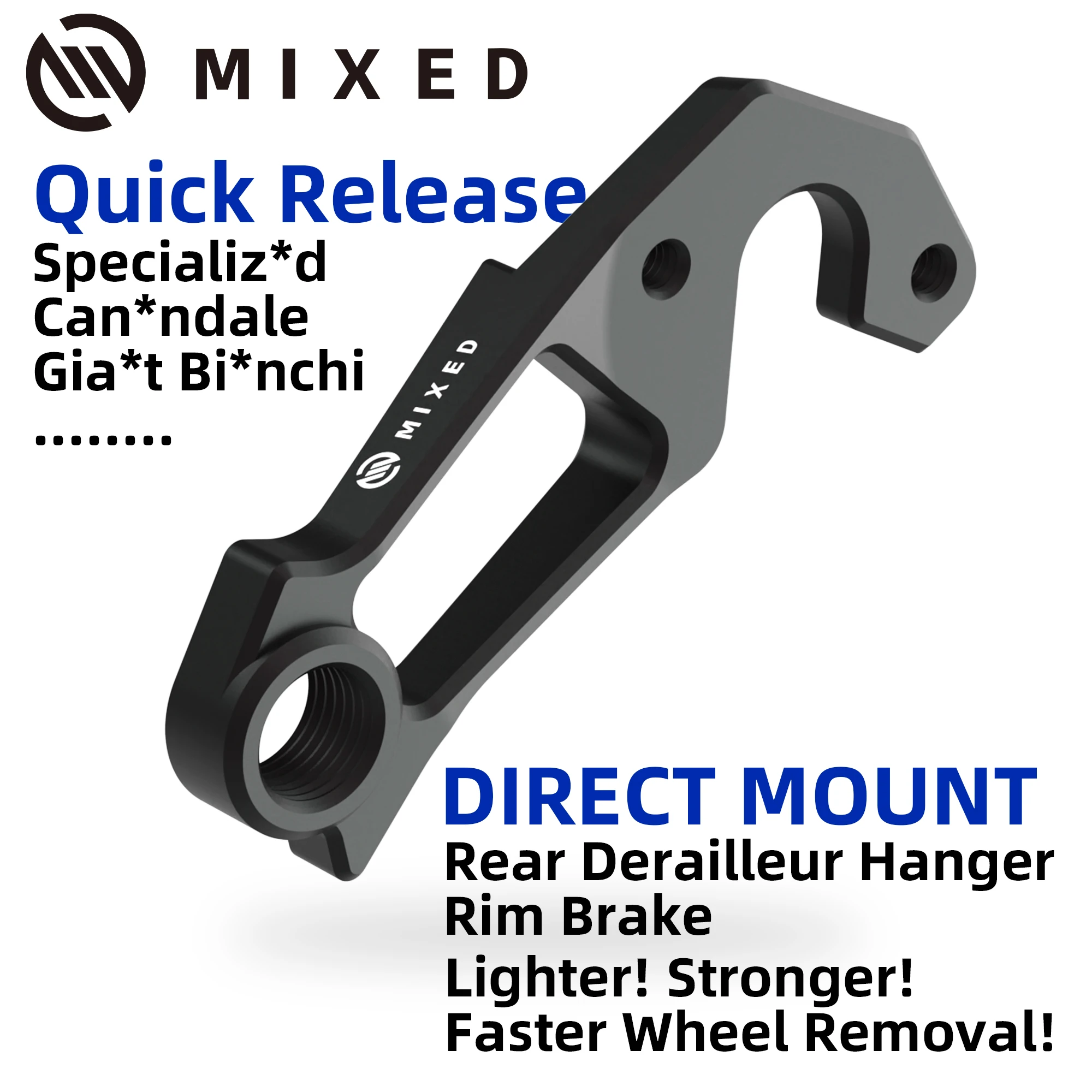 Mixed Direct Mount Rear Derailleur Hanger For Qr Quick Release Road