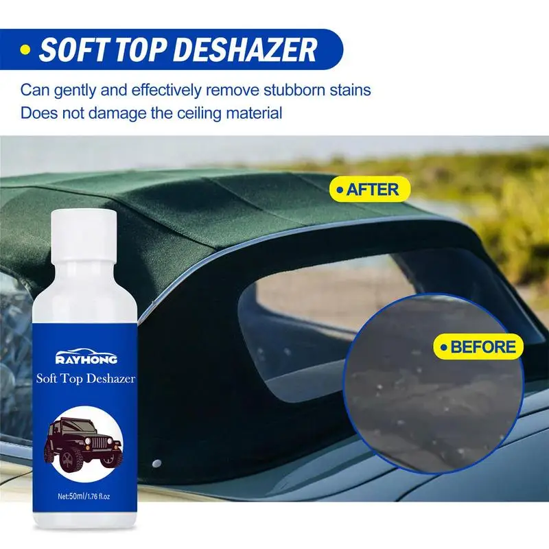 

Convertible Top Repellant 50ml Soft Top Cleaner & Stop Fading Cracking Repels Dust & Restores Color Repels Dust & Staining