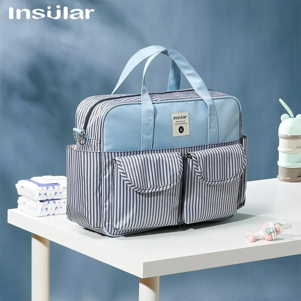 Fashion Print Diaper Tote Bag Baby Organizer Large Capacity Baby Nappy Bags for Mom Multifunction Travel Stroller Bag Baby Stuff 2
