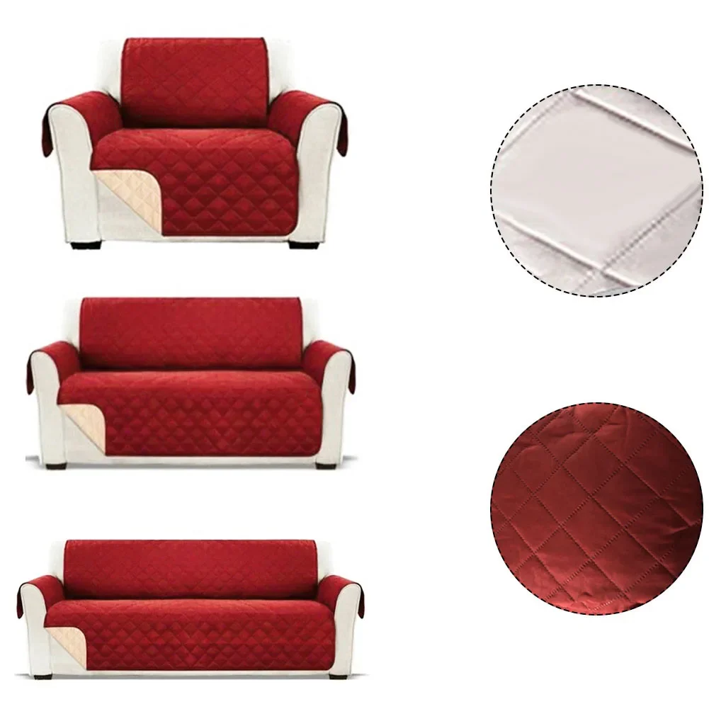 1/2/3-Seater Sofa Cover Couch Cushion Cover Faux Cotton Fabric Furniture Protector Slipcovers Removable Home Decoration 5