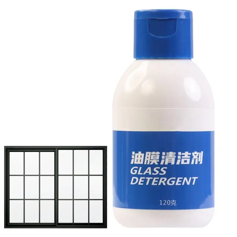 Car Windshield Cleaner Windshield Glass Oil Film Remover 120g Deep Cleaning Tinted And Non-Tinted Window Cleaner For Auto And