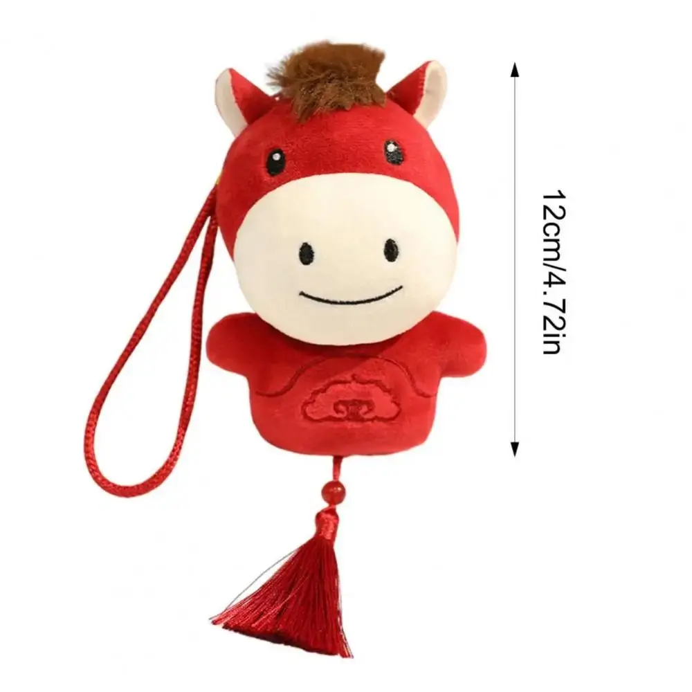Cute Stuffed Animal Horse Plush Doll Soft Kawaii Plush Horse Doll Pendant 12cm Plush Toys Plush Pony Keychain Home Decoration
